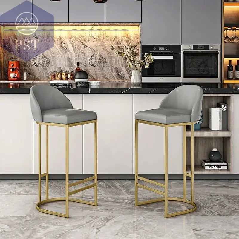 High Pink Akzent Barhocker Empfang minimalist ische Luxus Küche Theken hocker nordische ergonomische Cadeiras Bar Möbel PST PS Tradings