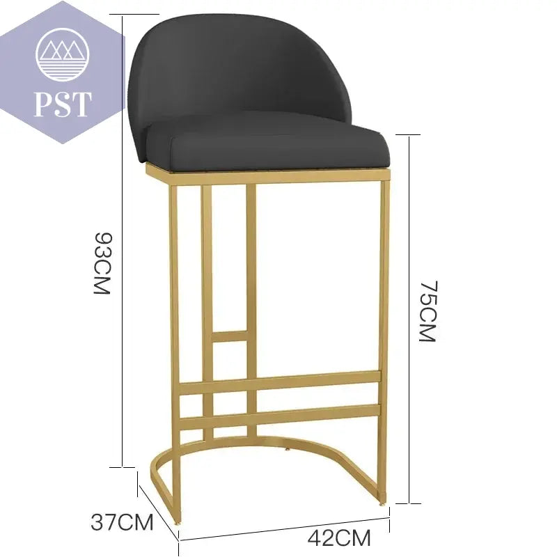 High Pink Akzent Barhocker Empfang minimalist ische Luxus Küche Theken hocker nordische ergonomische Cadeiras Bar Möbel PST PS Tradings