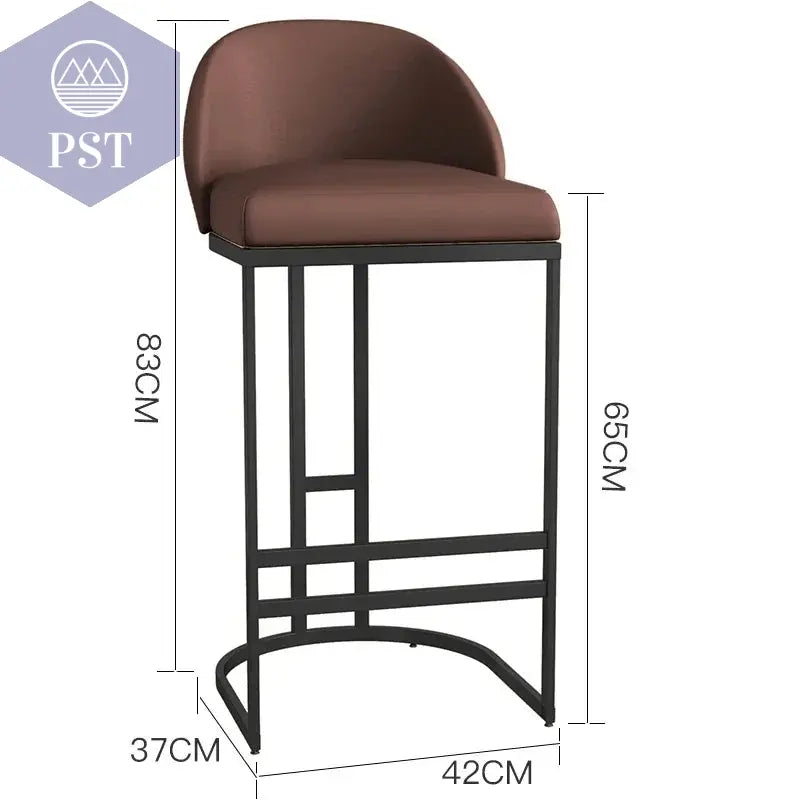 High Pink Akzent Barhocker Empfang minimalist ische Luxus Küche Theken hocker nordische ergonomische Cadeiras Bar Möbel PST PS Tradings