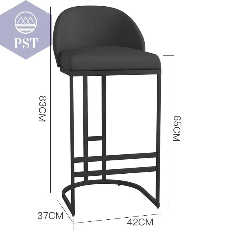 High Pink Akzent Barhocker Empfang minimalist ische Luxus Küche Theken hocker nordische ergonomische Cadeiras Bar Möbel PST PS Tradings