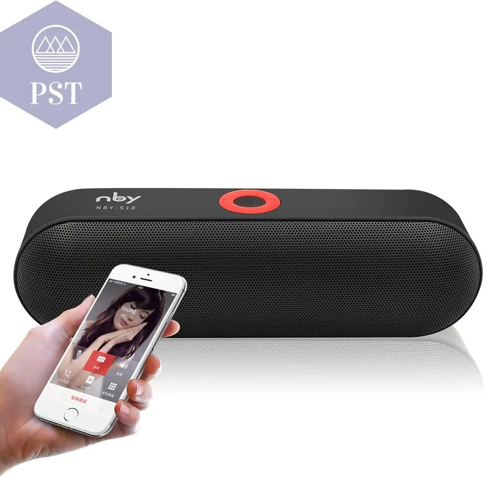 Wireless Portable Speaker with Built-In Microphone PST PS Tradings