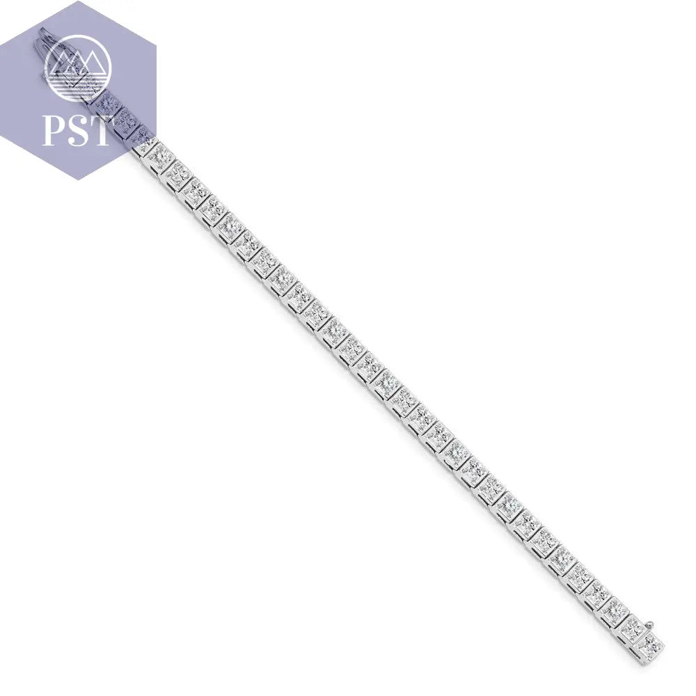 14k White Gold Tennis Bracelet Mounting PST PS Tradings Armband PST PS Tradings  PST PS Tradings 14k White Gold Tennis Bracelet Mounting Armband
