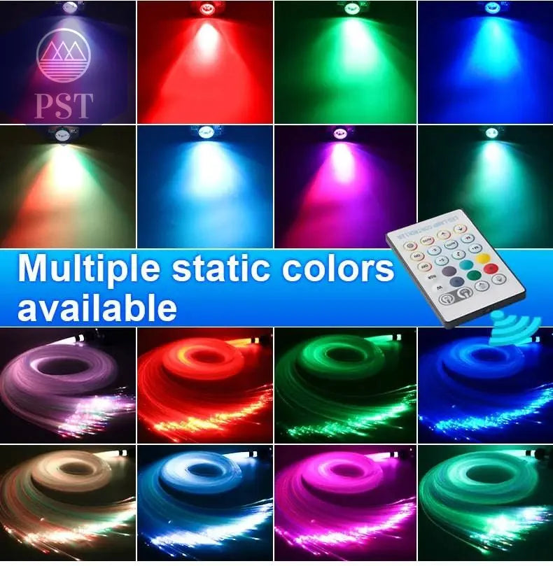 16W LED Twinkle RGBW Roof Fiber Optic Starry Sky Lights For Car Interior Ceiling Lighting Kit APP Music Control LED Ambient Lamp - Property & Safety Tradings
