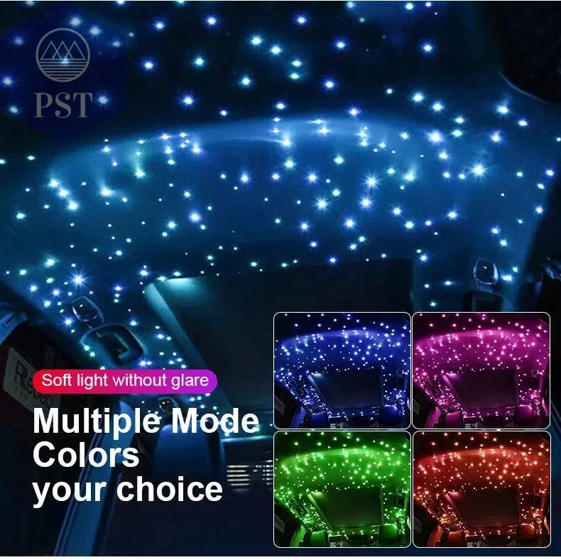 16W LED Twinkle RGBW Roof Fiber Optic Starry Sky Lights For Car Interior Ceiling Lighting Kit APP Music Control LED Ambient Lamp - Property & Safety Tradings