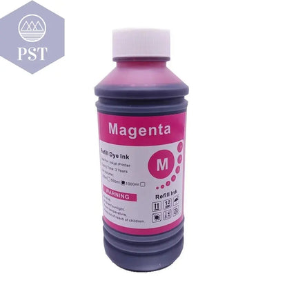 500ML Universal BK C M Y Refill Dye Based Ink Large Capacity Use For Epson Canon HP Brother Lexmark Samsung Dell Inkjet Printer - PST PS Tradings