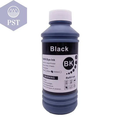 500ML Universal BK C M Y Refill Dye Based Ink Large Capacity Use For Epson Canon HP Brother Lexmark Samsung Dell Inkjet Printer - PST PS Tradings