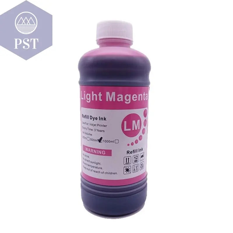 500ML Universal BK C M Y Refill Dye Based Ink Large Capacity Use For Epson Canon HP Brother Lexmark Samsung Dell Inkjet Printer - PST PS Tradings