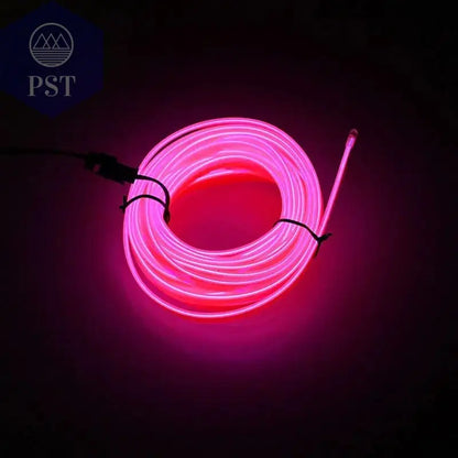5m Car Interior Accessories Atmosphere Lamp EL Cold Light Line With USB DIY Decorative Dashboard Console Auto LED Ambient Lights - PST PS Tradings