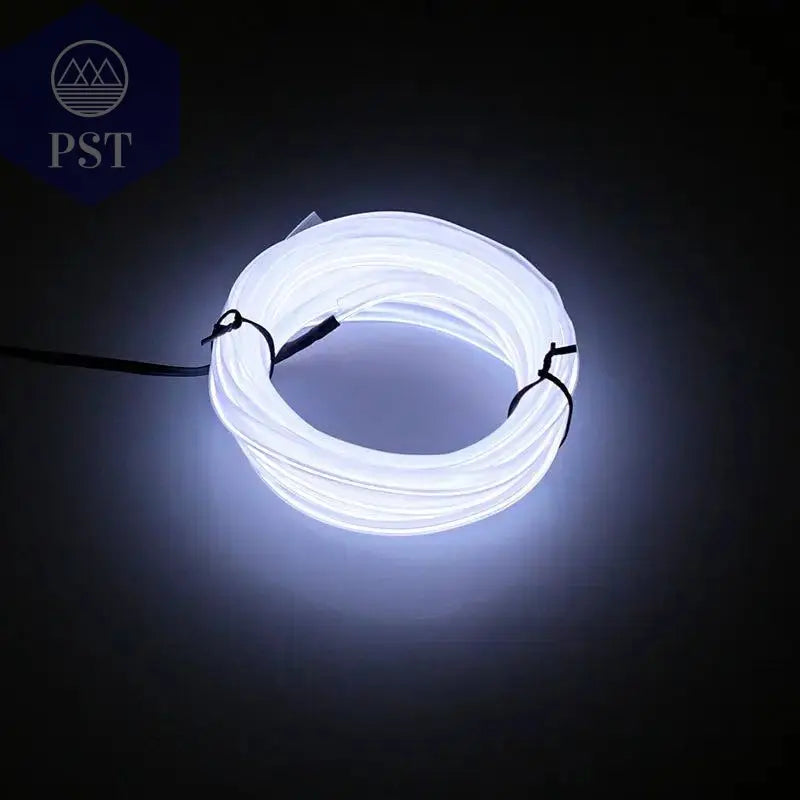 5m Car Interior Accessories Atmosphere Lamp EL Cold Light Line With USB DIY Decorative Dashboard Console Auto LED Ambient Lights - PST PS Tradings