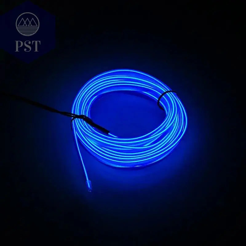 5m Car Interior Accessories Atmosphere Lamp EL Cold Light Line With USB DIY Decorative Dashboard Console Auto LED Ambient Lights - PST PS Tradings