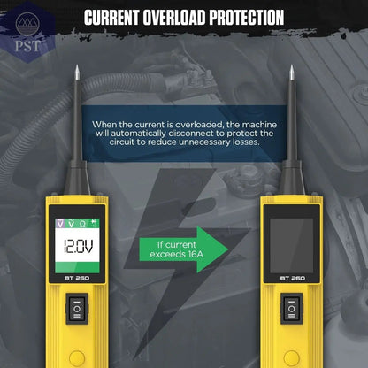 AUTOOL BT260 Car Electrical Circuit Tester Power Probe Automotive Scanner Auto LED Display Voltage Digital Diagnostic Tool pb100 - PST PS Tradings