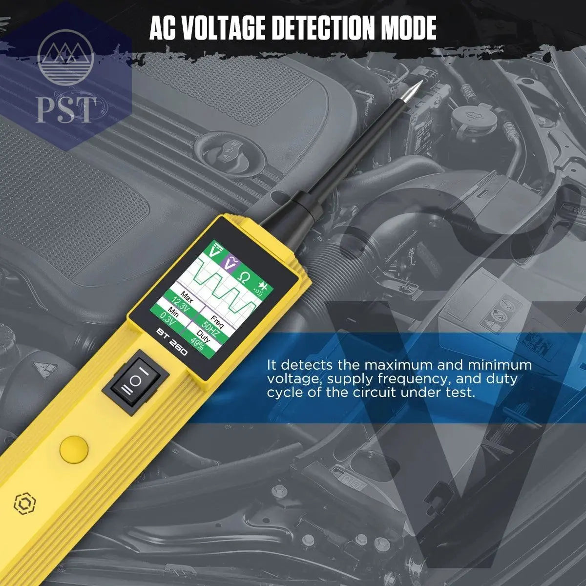 AUTOOL BT260 Car Electrical Circuit Tester Power Probe Automotive Scanner Auto LED Display Voltage Digital Diagnostic Tool pb100 - PST PS Tradings