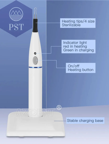 AZDENT Dental Endo Gutta Zahnaufhellung Mundhygiene Dentalgeräte Zahnfleischschneider Dental Cuttapercha mit 4 Spitzen       PST PS Tradings