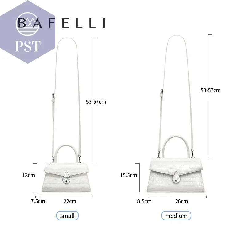 BAFELLI 2025 NEW WOMEN'S HANDBAG SUMMER FASHION TRENDING CASUAL LUXURY BRAND LEATHER ORIGINAL DESIGNER FEMALE OFFICE PURSE PST PS Tradings Umhängetasche PST PS Tradings  PST PS Tradings BAFELLI 2025 NEW WOMEN'S HANDBAG SUMMER FASHION TRENDING CASUAL LUXURY BRAND LEATHER ORIGINAL DESIGNER FEMALE OFFICE PURSE Umhängetasche