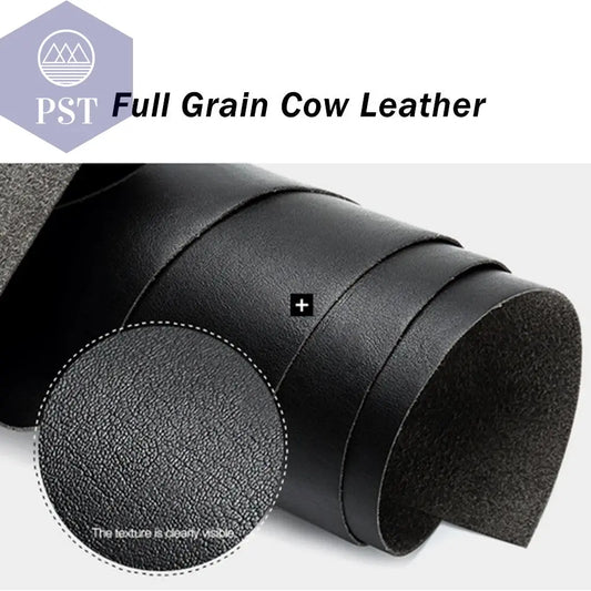 BISON DENIM Men Wallets Black Genuine Leather Purse For Men Business Card Holder Men's Wallet Mini N4429 - PST PS Tradings