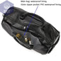 Big Capacity Genuine Leather Travel Bag For Men Women Soft Black Cowhide Casual Travel Duffel Large Luggage Weekend Shoulder Bag - PST PS Tradings  PST PS Tradings