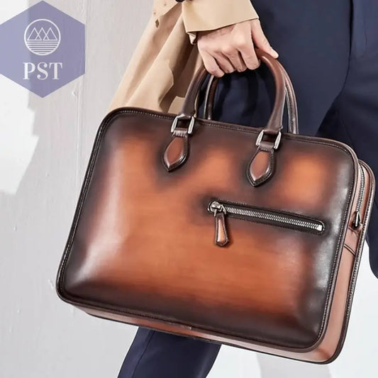 Business Aktentasche Style Berluti Sale Business Bag Echtleder 100% Kalbsleder  makeup palette     PST PS Tradings