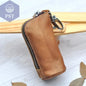 CICICUFF Men Key Bag Genuine Cow Leather Buckets Key Cases Pouch Zipper Keychain Auto Car Key Case Bag Women Home Key Holder - PST PS Tradings