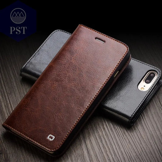 Classic Protective Leather Flip Phone Case for iPhone  Cellphones & Telecommunications - Cellphones     PST PS Tradings