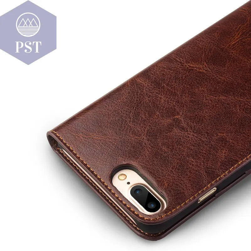 Classic Protective Leather Flip Phone Case for iPhone  Cellphones & Telecommunications - Cellphones     PST PS Tradings