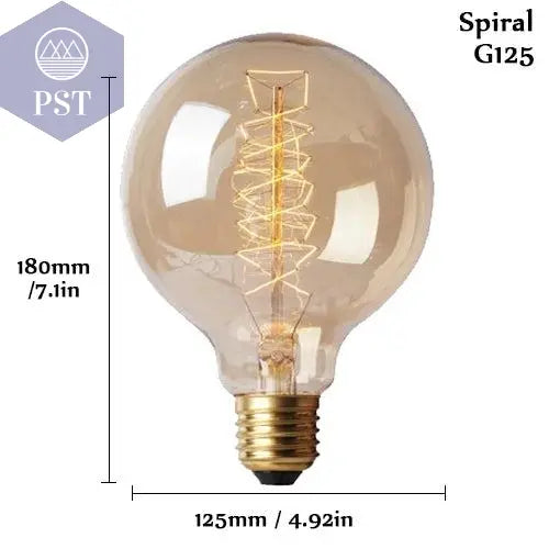 Edison Bulb E27 220V 40W ST64 A19 T45 G80 G95 G125 Incandescent Filament Bulb Lighting Retro Edison Light Bulb       PST PS Tradings