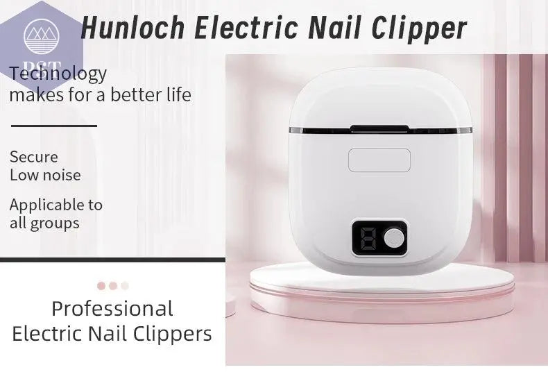Electric Nail Clipper 3Speed Levels Automatic Nail Clipper Nail Clip Storage and LCD Light USB for Adults Seniors Babies Kids - PST PS Tradings