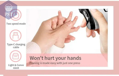 Electric Nail Clipper 3Speed Levels Automatic Nail Clipper Nail Clip Storage and LCD Light USB for Adults Seniors Babies Kids - PST PS Tradings