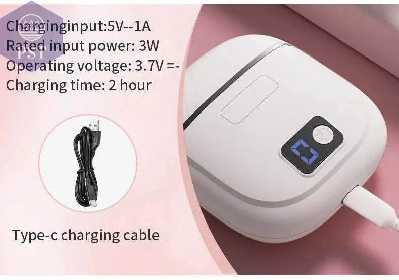 Electric Nail Clipper 3Speed Levels Automatic Nail Clipper Nail Clip Storage and LCD Light USB for Adults Seniors Babies Kids - PST PS Tradings