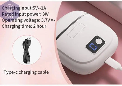 Electric Nail Clipper 3Speed Levels Automatic Nail Clipper Nail Clip Storage and LCD Light USB for Adults Seniors Babies Kids - PST PS Tradings