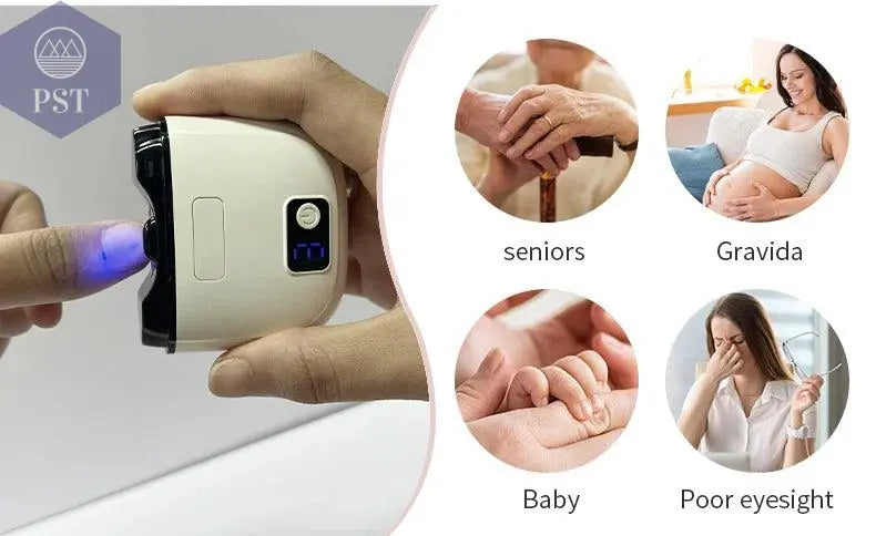 Electric Nail Clipper 3Speed Levels Automatic Nail Clipper Nail Clip Storage and LCD Light USB for Adults Seniors Babies Kids - PST PS Tradings