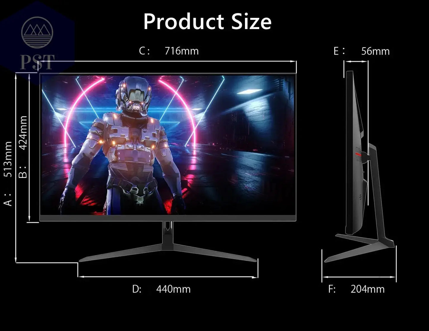 FYHXele 32Zoll 4K Monitor UHD Display 144Hz 4K 32 Zoll Gaming Monitor UHD  LED Display Screen FreeSync G-Sync Technology 3840*2160 PST PS Tradings  PST PS Tradings  PST PS Tradings FYHXele 32Zoll 4K Monitor UHD Display 144Hz 4K 32 Zoll Gaming Monitor UHD  LED Display Screen FreeSync G-Sync Technology 3840*2160