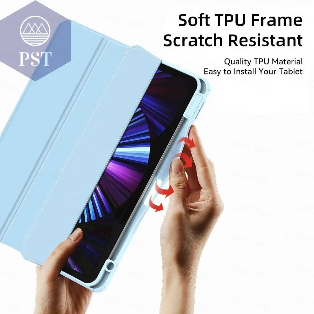 For iPad Air 5/4 10.9 Case 2021 Pro 11 Mini 6 8.3in 2019 10.2 7/8/9th Generation Case 2018 9.7 5/6th 2022 10th Cover - PST PS Tradings