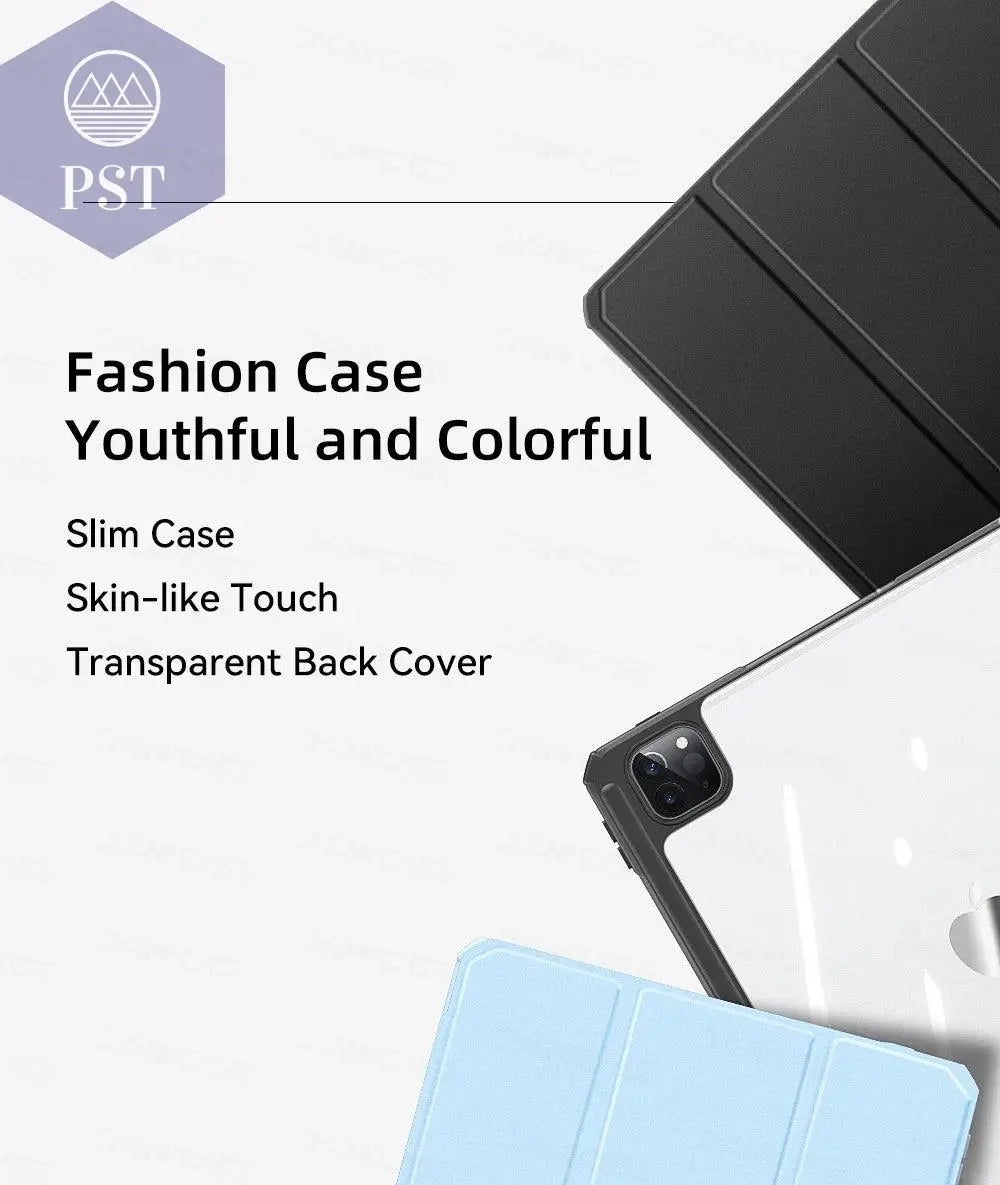 For iPad Air 5/4 10.9 Case 2021 Pro 11 Mini 6 8.3in 2019 10.2 7/8/9th Generation Case 2018 9.7 5/6th 2022 10th Cover - PST PS Tradings