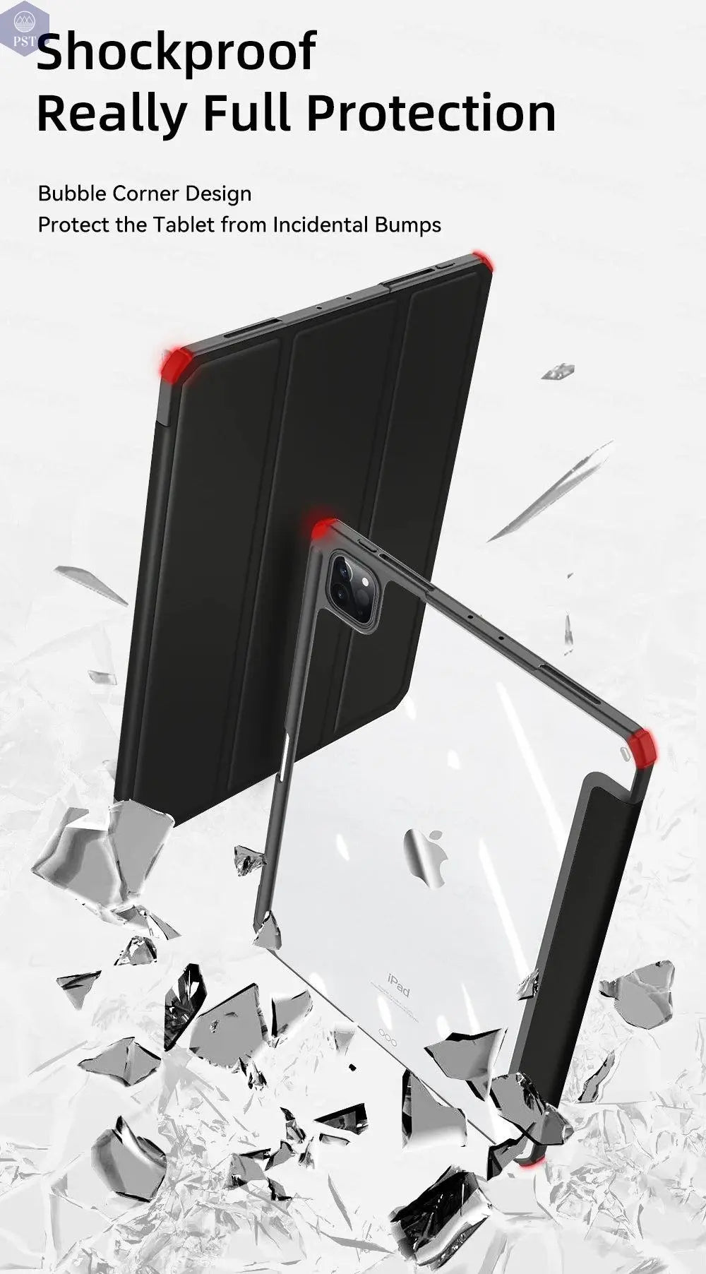 For iPad Air 5/4 10.9 Case 2021 Pro 11 Mini 6 8.3in 2019 10.2 7/8/9th Generation Case 2018 9.7 5/6th 2022 10th Cover - PST PS Tradings