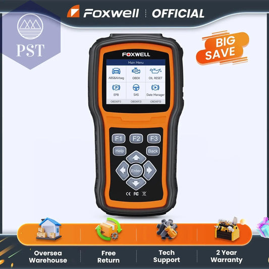 Foxwell NT630 Plus OBD2 Automotive Scanner Engine ABS SRS EPB OIL SAS Calibration Code Reader ODB OBD2 Auto Car Diagnostic Tool - PST PS Tradings