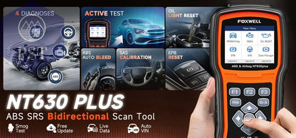 Foxwell NT630 Plus OBD2 Automotive Scanner Engine ABS SRS EPB OIL SAS Calibration Code Reader ODB OBD2 Auto Car Diagnostic Tool - PST PS Tradings