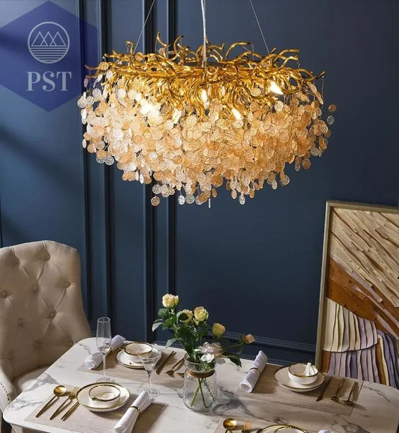 French Crystals Pendant Lamp       PST PS Tradings