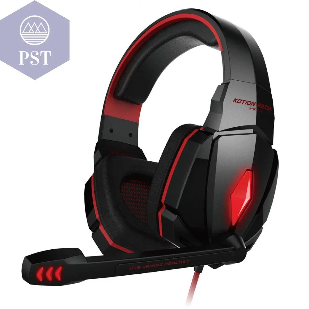 Futuristic Style LED Gaming Headphones Light Best Headphone Gaming       PST PS Tradings