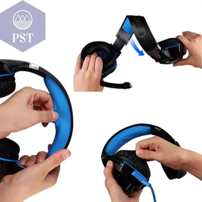 Futuristic Style LED Gaming Headphones Light Best Headphone Gaming       PST PS Tradings