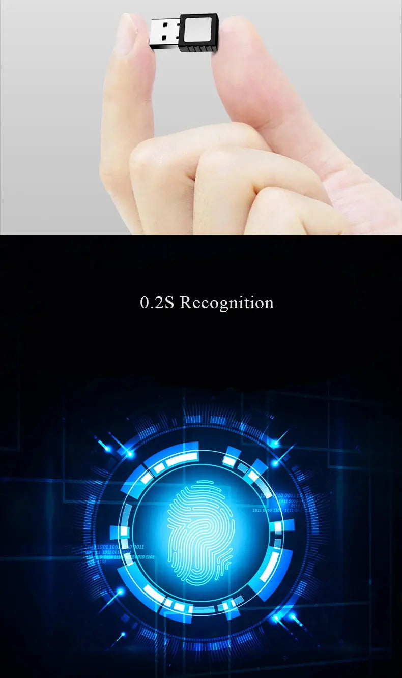 Mini USB Fingerprint Reader Modul Gerät Für Windows 10 11 Hallo Biometrie Sicherheit Schlüssel       PST PS Tradings