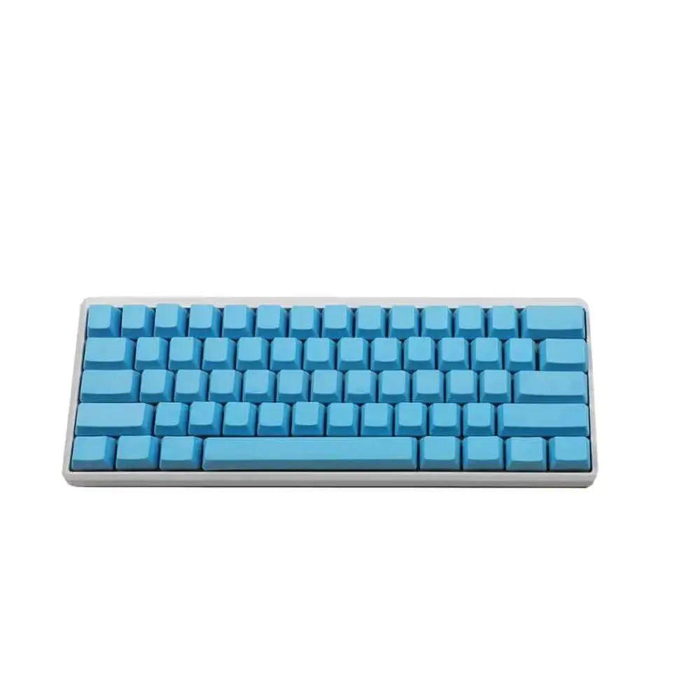 White Black Gray Green Blank Thick PBT OEM Profile 62 Key ISO 61 ANSI Keycaps For MX Switches Mechanical Keyboard (Only Keycap) - Property & Safety Tradings