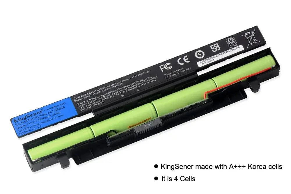 14.4V 6800mAh Korea Cell New A41-X550A Laptop Battery for ASUS A41-X550 X450 X550 X550C X550B X550V X450C X550CA X452EA X452C - Property & Safety Tradings