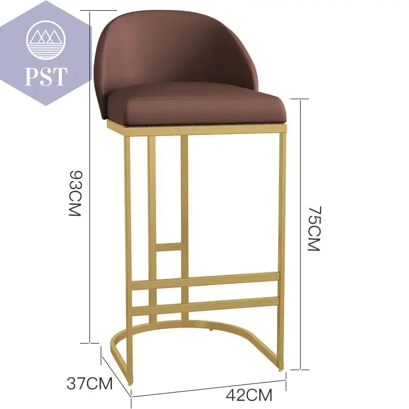 High Pink Akzent Barhocker Empfang minimalist ische Luxus Küche Theken hocker nordische ergonomische Cadeiras Bar Möbel       PST PS Tradings