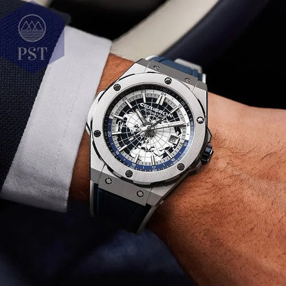 Hochwertige Armbanduhr Herrenuhr Automatik mit Wasserschutz PST PS Tradings  PST PS Tradings  PST PS Tradings Hochwertige Armbanduhr Herrenuhr Automatik mit Wasserschutz