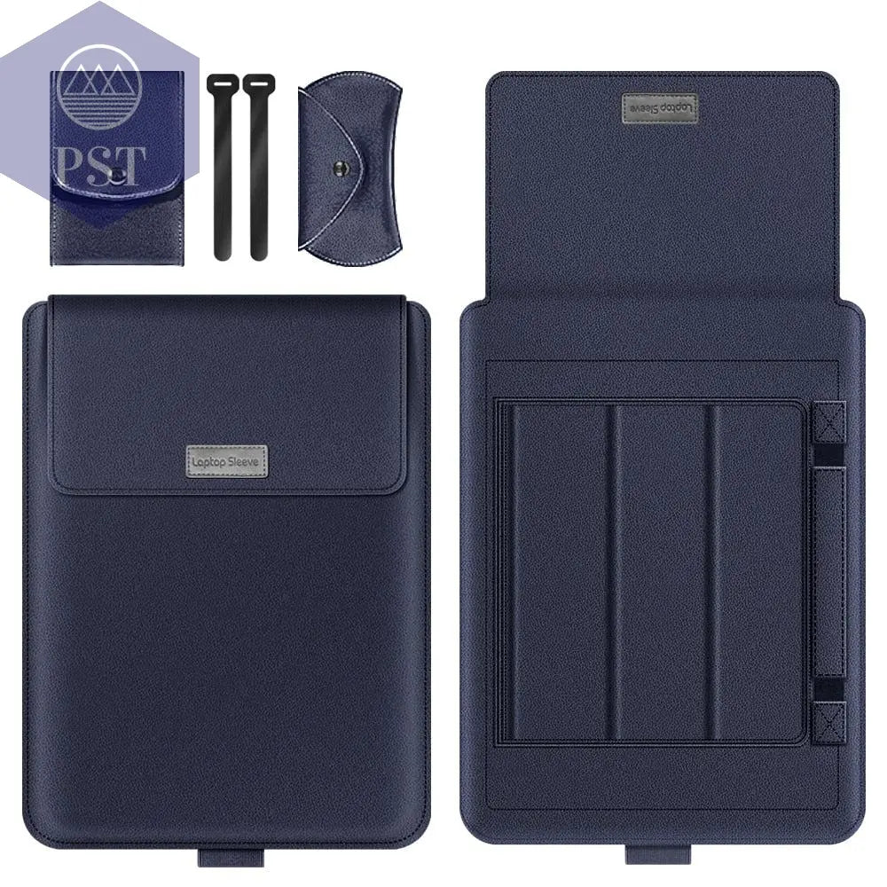 Laptoptasche aus PU-Leder      Dark-Blue-for-15-15.6-inch PST PS Tradings