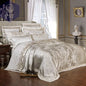 Luxuriöses Satin Jacquard Bettwäsche Set 4-6tlg. PST PS Tradings  PST PS Tradings King-6Pcs-Color-1-Fitted-sheet-style PST PS Tradings Luxuriöses Satin Jacquard Bettwäsche Set 4-6tlg.