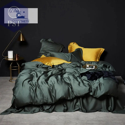 Luxuriöses Seiden Bettwäsche Set Bettbezug Bettzeug PST PS Tradings  PST PS Tradings  PST PS Tradings Luxuriöses Seiden Bettwäsche Set Bettbezug Bettzeug