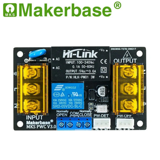 Makerbase MKS PWC Power Monitoring auto power off Continued to Play Module  automatically put off power detect 3D printer parts       PST PS Tradings