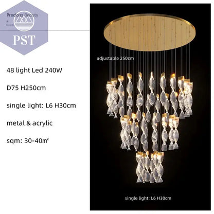 Moderne Kronleuchter dimmbare LED Pendelleuchter Design Leuchter PST PS Tradings Pendelleuchte PST PS Tradings  PST PS Tradings Moderne Kronleuchter dimmbare LED Pendelleuchter Design Leuchter Pendelleuchte
