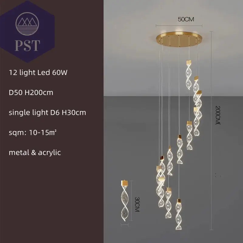 Moderne Kronleuchter dimmbare LED Pendelleuchter Design Leuchter PST PS Tradings Pendelleuchte PST PS Tradings  PST PS Tradings Moderne Kronleuchter dimmbare LED Pendelleuchter Design Leuchter Pendelleuchte
